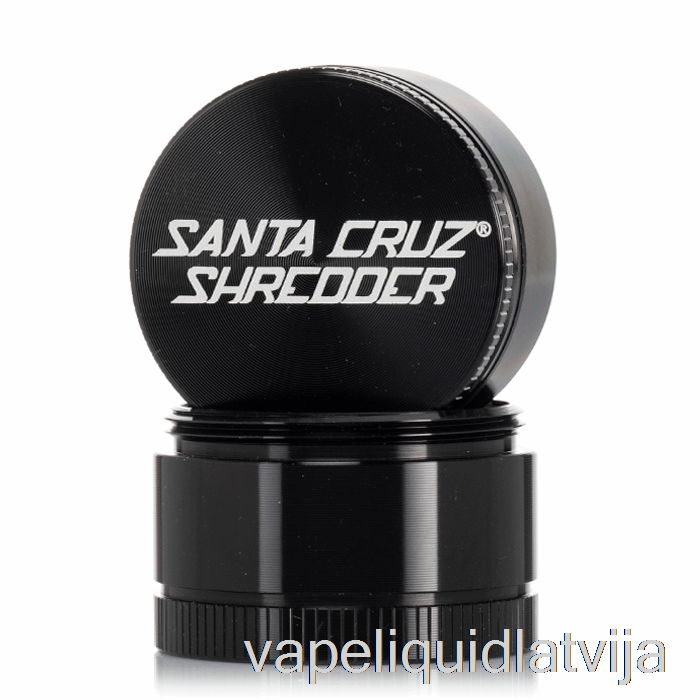 Santa Cruz Smalcinātājs 1,6 Collu Mazs 3-daļīgs Dzirnaviņas Melns (40mm) Vape šķidrums
